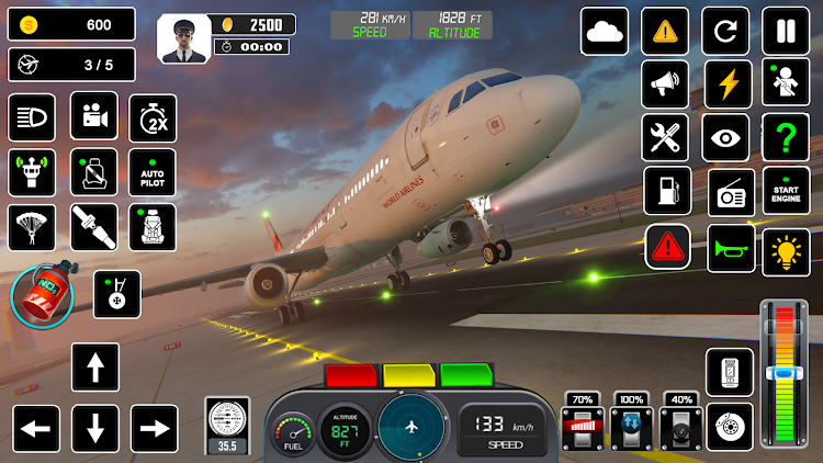 #6. Pilot Flight Simulator Games (Android) By: Imperial Arts Pty Ltd