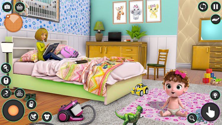 #4. Mom Simulator Family Games 3D (Android) By: Gaming Tag