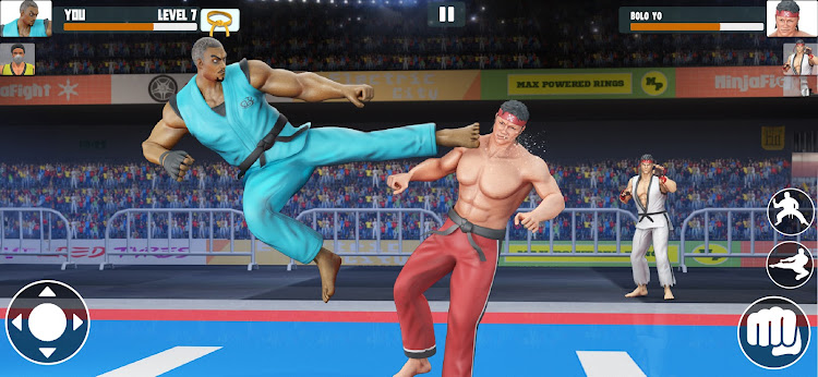 #9. Karate Fighter: Fighting Games (Android) By: Fighting Arena