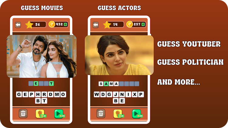 #5. Guess Tamil Movies, Actors (Android) By: Code Cerebrum