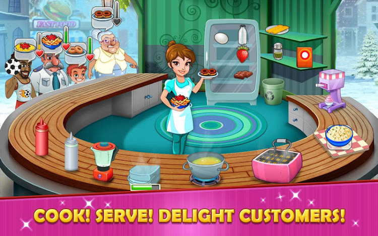 #7. Kitchen story: Food Fever Game (Android) By: AppOn Innovate