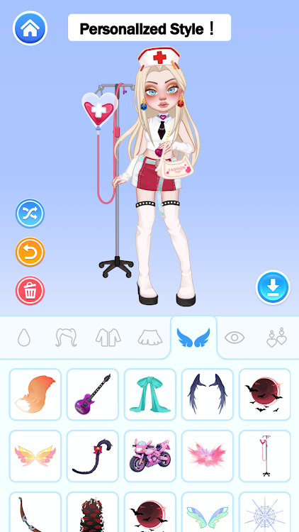 #3. YoYa: Doll Avatar Maker (Android) By: YoYa World