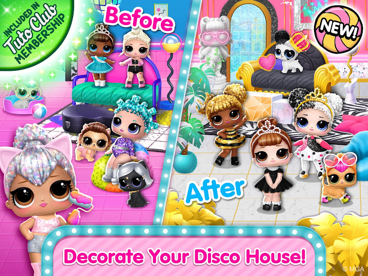 #9. L.O.L. Surprise! Disco House (Android) By: TutoTOONS