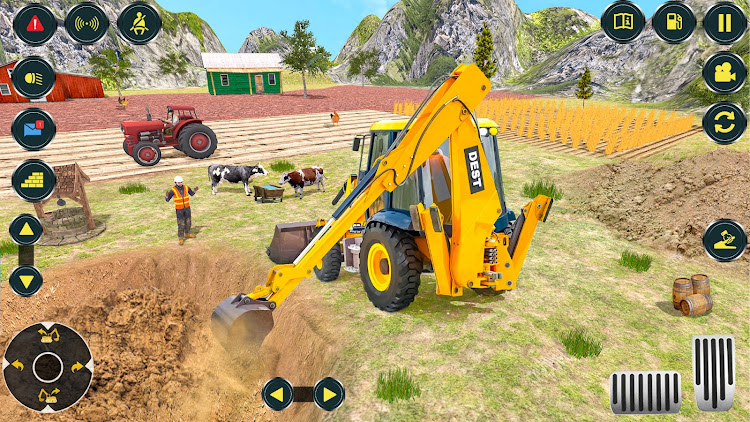 #2. Village Excavator JCB Games (Android) By: Freeze Games