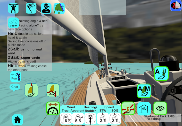 #2. 2Sail Sailing Simulator (Android) By: Pro People