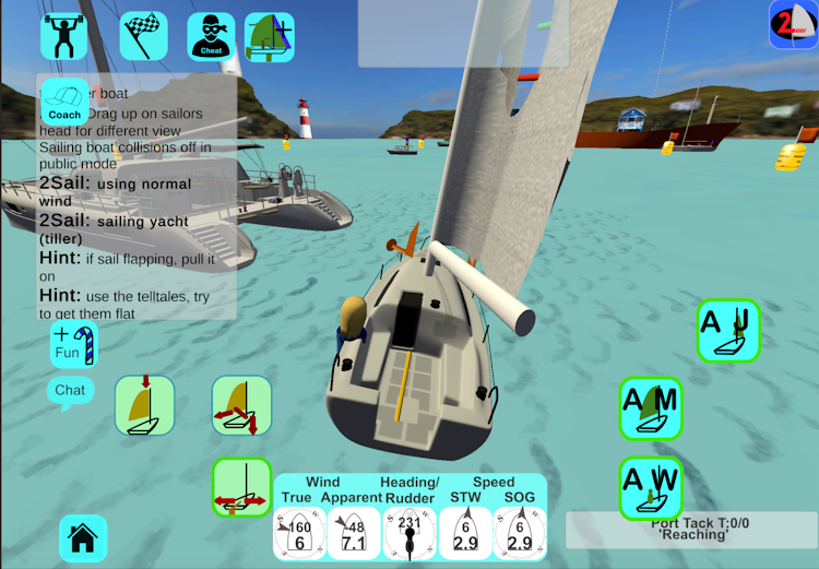 #3. 2Sail Sailing Simulator (Android) By: Pro People