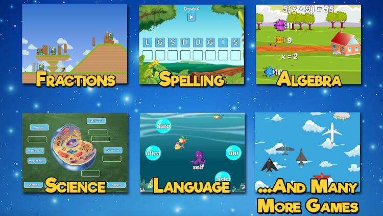 #2. Fifth Grade Learning Games (Android) By: RosiMosi LLC