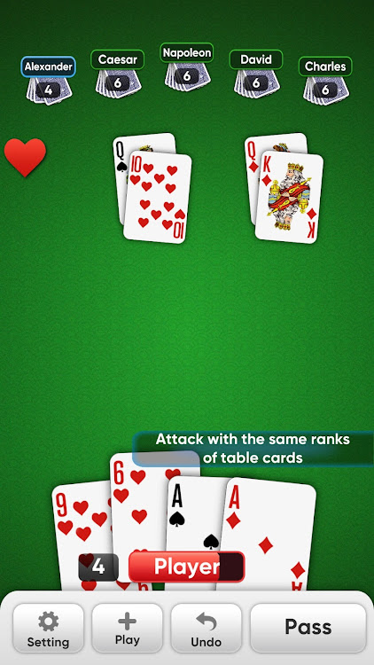 #6. Durak - Classic Card Games (Android) By: ChillMinds Games