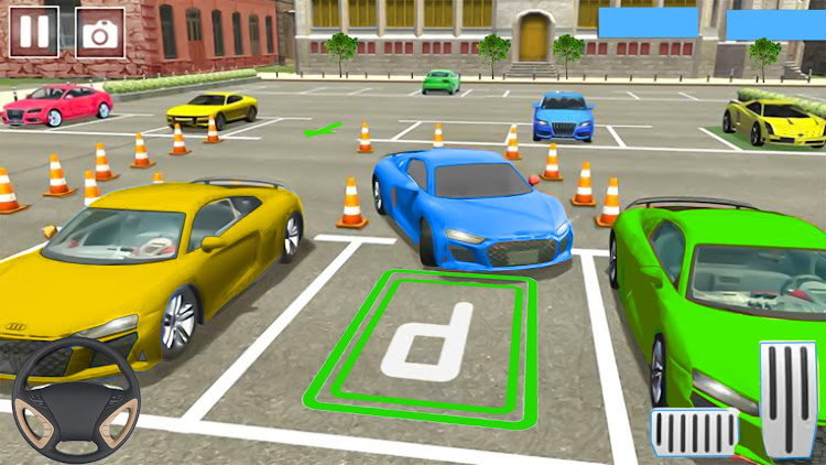 #5. Car Parking 3D Games Offline (Android) By: Game Nuix