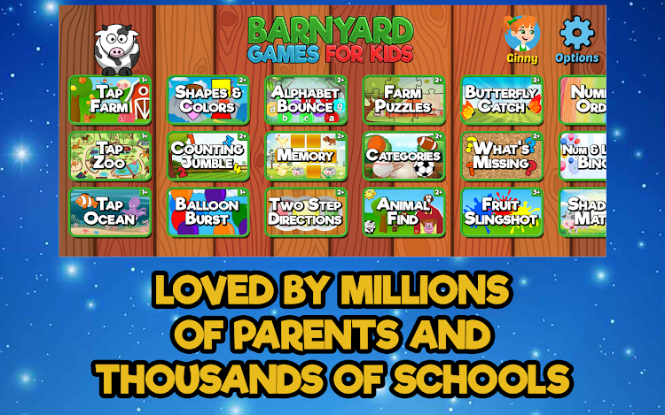 #9. Barnyard Games For Kids (Android) By: RosiMosi LLC