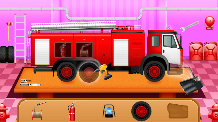 #4. Fire Truck Rescue Truck Games (Android) By: IntroPixel Game Studio