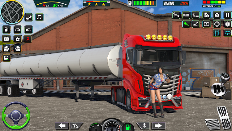 #4. Truck Simulator: Oil Tanker (Android) By: The Games Store