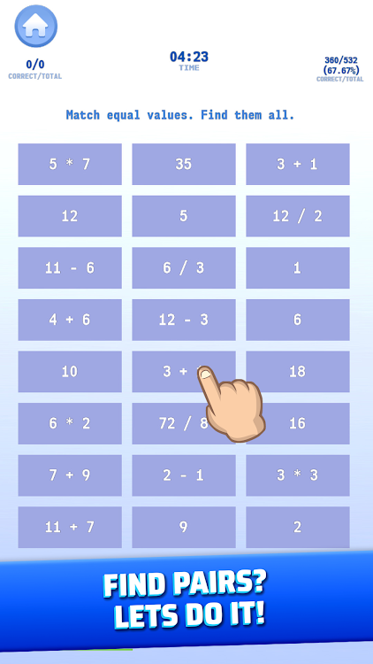 #3. Math game puzzle: Brain Train (Android) By: eNNgenie