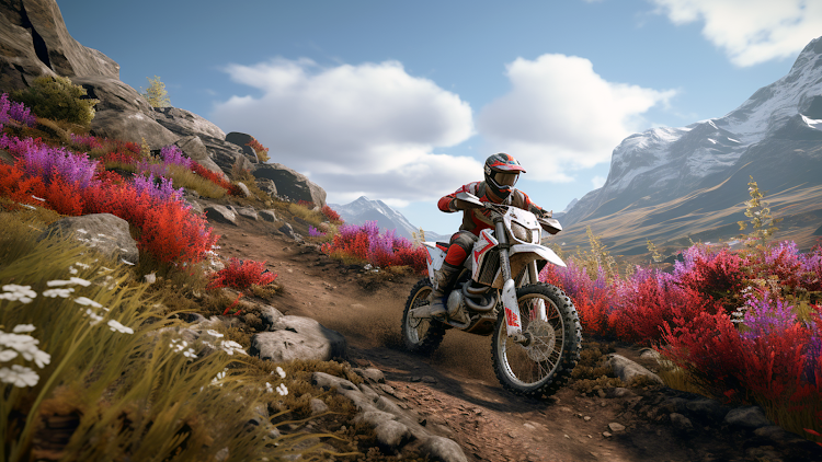 #2. Offroad Bike Simulator Game 3D (Android) By: iPlay Gamez