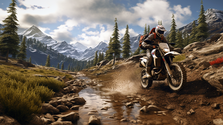 #3. Offroad Bike Simulator Game 3D (Android) By: iPlay Gamez