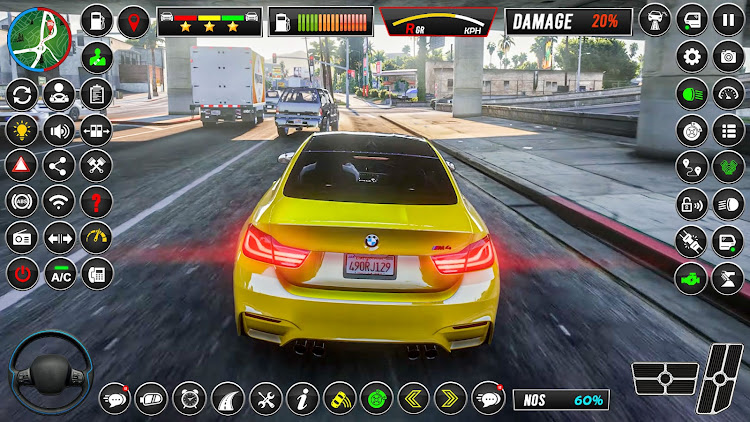 #7. Real Car Parking Hard Car Game (Android) By: HMR Gamerz Cloud