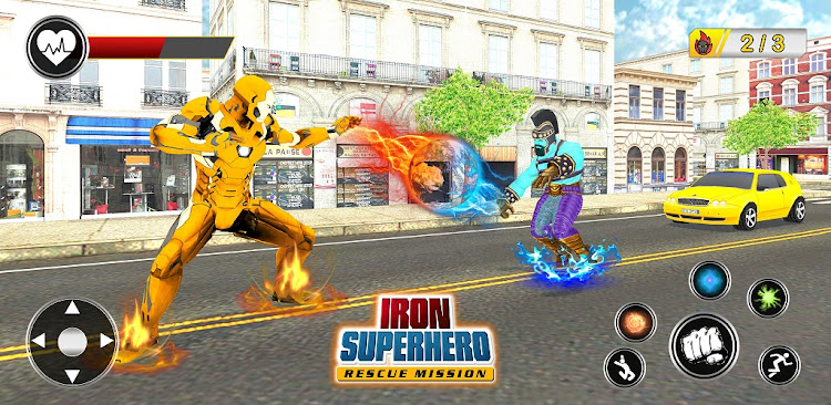 #5. Iron Rope Hero: Superhero Game (Android) By: Soulix 3D Studios