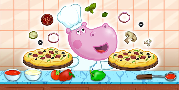 #9. Pizza maker. Cooking for kids (Android) By: Hippo Kids Games