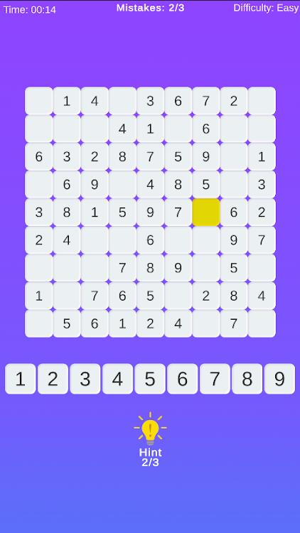 #2. Sudoku Infinity: Brain Puzzles (Android) By: KreaSaar