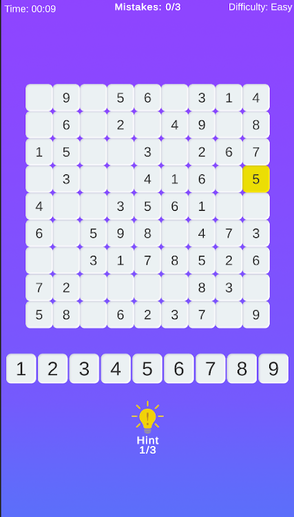 #3. Sudoku Infinity: Brain Puzzles (Android) By: KreaSaar