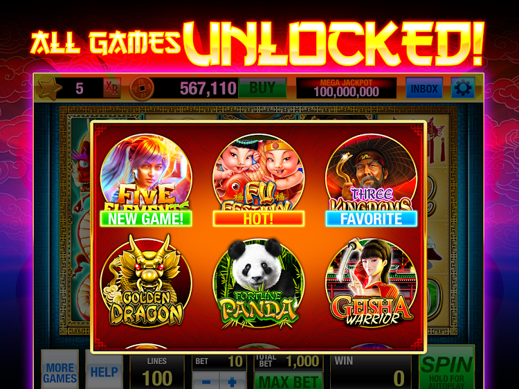 #8. Golden Spin - Slots Casino (Android) By: Meme, Inc