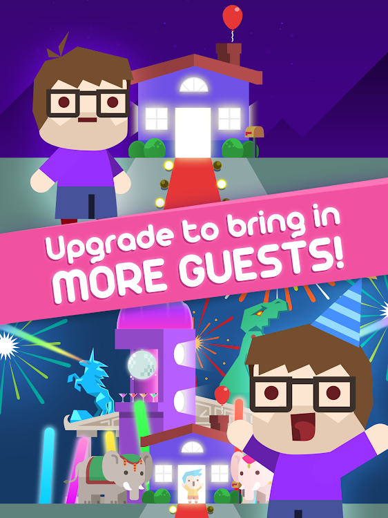 #8. Epic Party Clicker: Idle Party (Android) By: Tapps Games