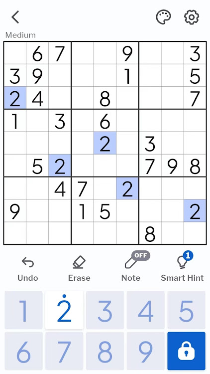 #4. Sudoku - Classic Math Games (Android) By: NimbleMind Network Inc.