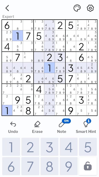 #5. Sudoku - Classic Math Games (Android) By: NimbleMind Network Inc.