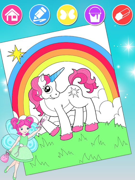 #2. Princess Coloring Book 2 (Android) By: KiDEO - Learning Games for Kids