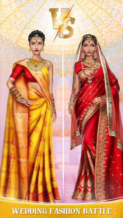 #3. Indian Bride: Wedding Dress Up (Android) By: Fashion Stylist Games