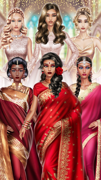 #6. Indian Bride: Wedding Dress Up (Android) By: Fashion Stylist Games