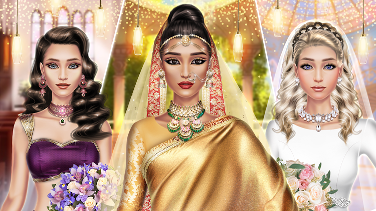 #8. Indian Bride: Wedding Dress Up (Android) By: Fashion Stylist Games