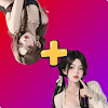 Sexy mix girls: AI merge maker icon