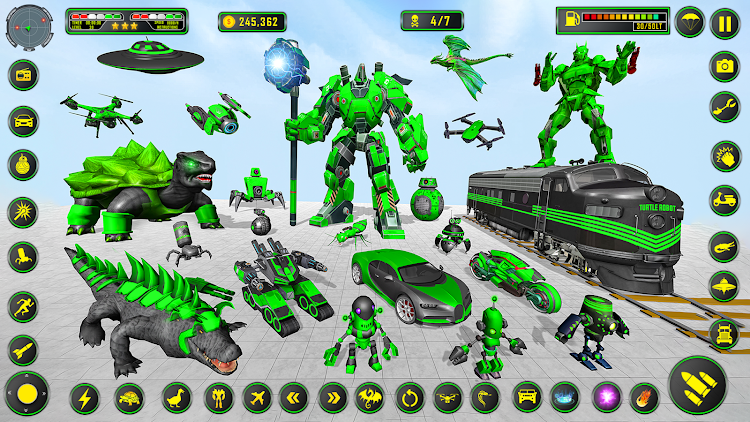 #3. Turtle Robot Car Game 3d (Android) By: Mizo Studio Inc