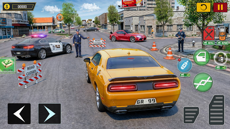 #2. NYPD Police Car Driving Games (Android) By: Gaming Engine