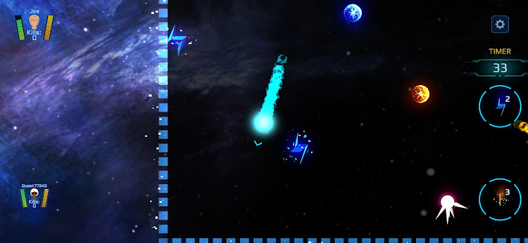 #4. Snake Out - Fun Space Battle (Android) By: GRAVITIN