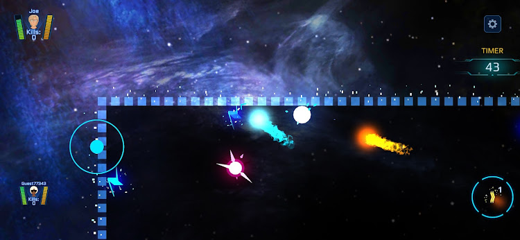 #8. Snake Out - Fun Space Battle (Android) By: GRAVITIN