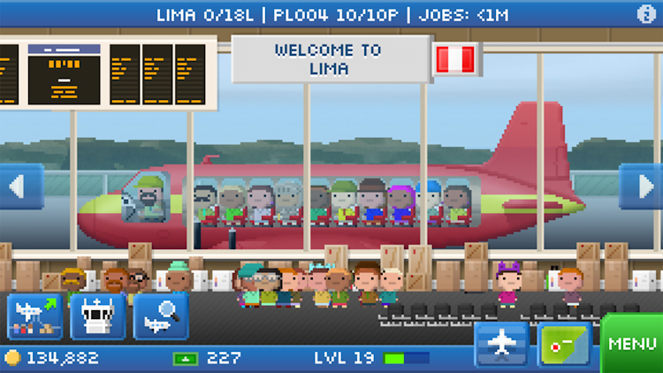 #6. Pocket Planes: Airline Tycoon (Android) By: NimbleBit LLC