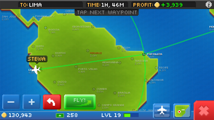 #7. Pocket Planes: Airline Tycoon (Android) By: NimbleBit LLC