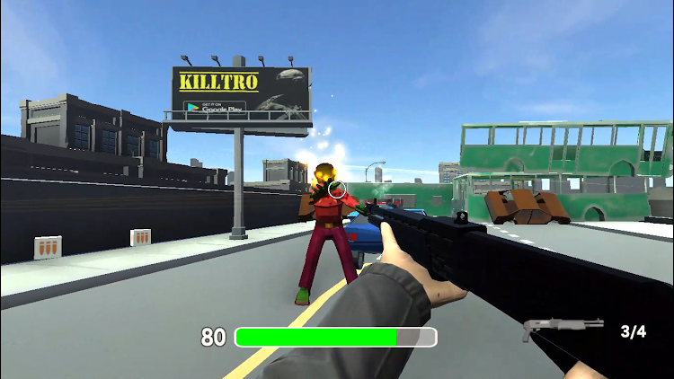 #2. Zombies From The Space FPS (Android) By: AlienHouse