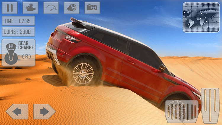 #2. Offroad Driving Desert Game (Android) By: Universal Arts