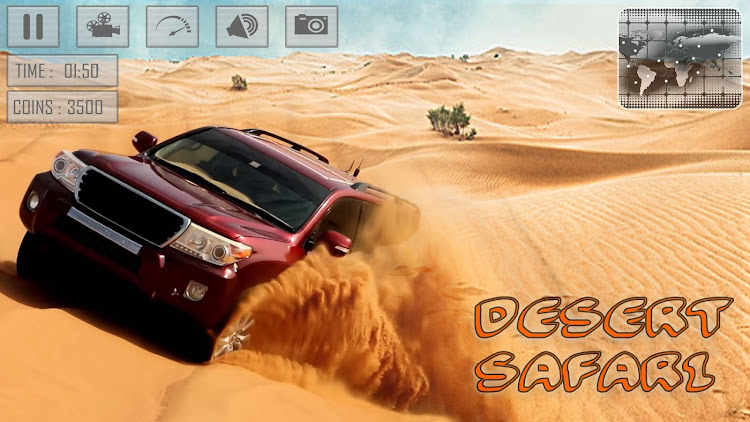 #3. Offroad Driving Desert Game (Android) By: Universal Arts