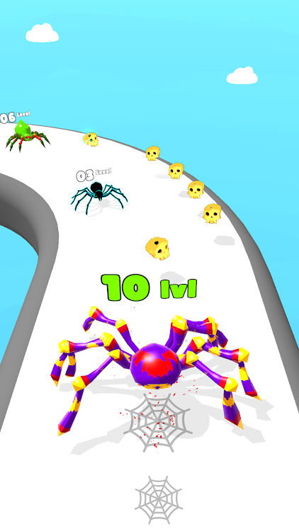 #2. Insect Run - Spider Evolution (Android) By: Play4fun Labs