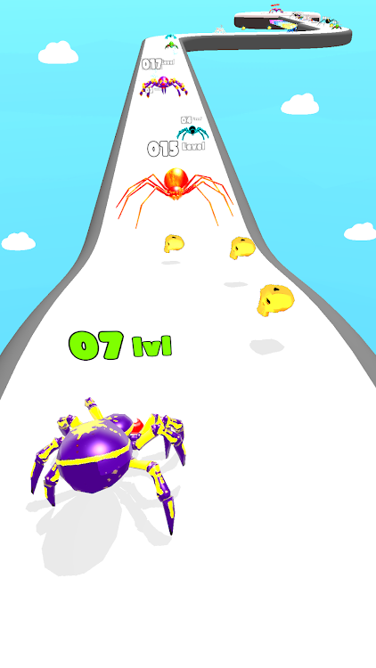 #4. Insect Run - Spider Evolution (Android) By: Play4fun Labs