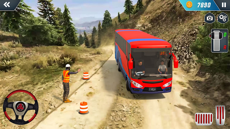 #2. Bus Driving Game 3D (Android) By: Apex Fun Games