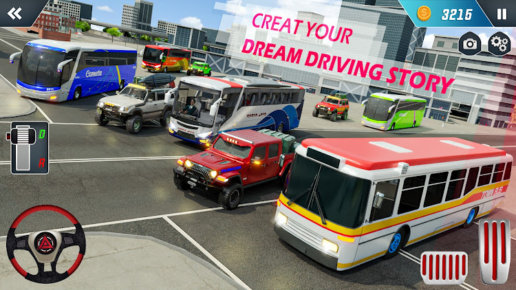 #3. Bus Driving Game 3D (Android) By: Apex Fun Games