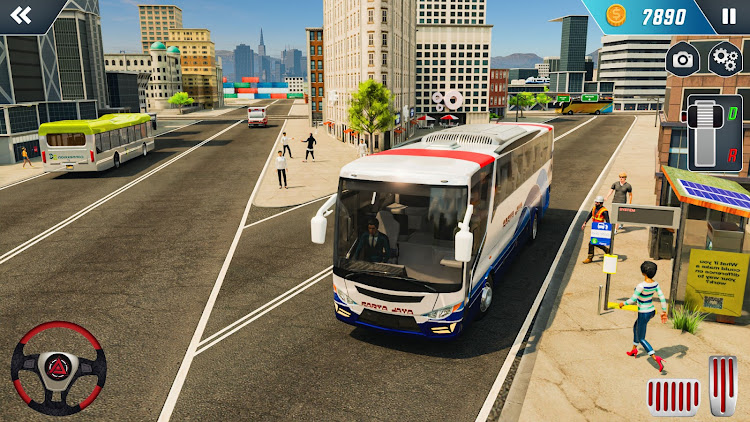 #8. Bus Driving Game 3D (Android) By: Apex Fun Games