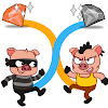 Piggy thief: Draw to steal icon