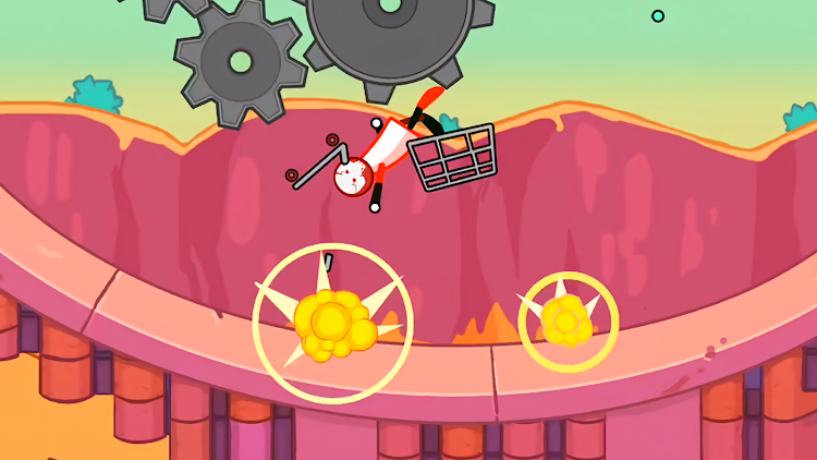 #9. Stickman Ragdoll Dismount Game (Android) By: erow.dev