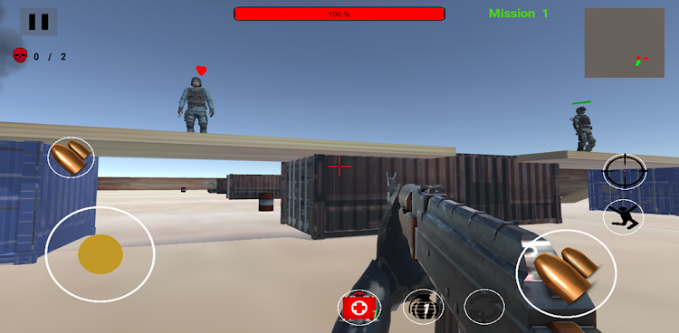 #2. Counter Terrorist 23 3d (Android) By: Easy games studio